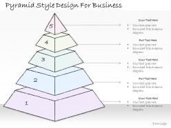 2502 business ppt diagram pyramid style design for business powerpoint template
