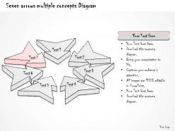 2502 business ppt diagram seven arrows multilple concepts diagram powerpoint template