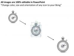 2502 business ppt diagram stopwatch to check performance powerpoint template
