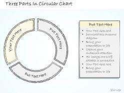 2502 business ppt diagram three parts in circular chart powerpoint template