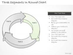 2502 business ppt diagram three segments in round chart powerpoint template