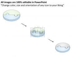 55301079 style division pie-jigsaw 2 piece powerpoint presentation diagram infographic slide