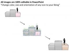 33834739 style variety 3 podium 3 piece powerpoint presentation diagram infographic slide