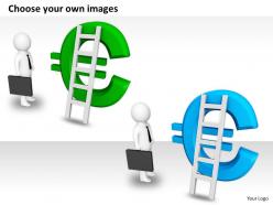 2513 3d illustration earn euros ppt graphics icons powerpoint