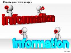2513 3d people announcing information ppt graphics icons powerpoint