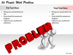 2513 3d people with problem ppt graphics icons powerpoint