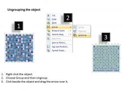 256 pieces 16x16 rectangular jigsaw puzzle matrix powerpoint templates 0812