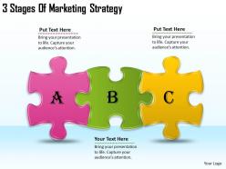 2613 business ppt diagram 3 stages of marketing strategy powerpoint template