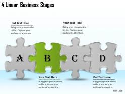 2613 business ppt diagram 4 linear business stages powerpoint template