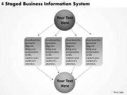 2613 business ppt diagram 4 staged business information system powerpoint template