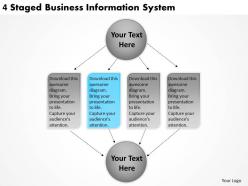 2613 business ppt diagram 4 staged business information system powerpoint template