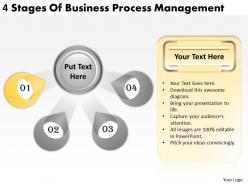 2613 business ppt diagram 4 stages of business process management powerpoint template