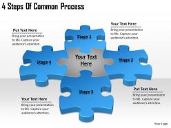 2613 business ppt diagram 4 steps of common process powerpoint template
