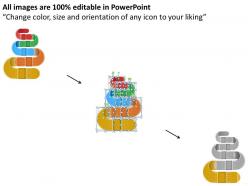 13454675 style circular zig-zag 5 piece powerpoint presentation diagram infographic slide