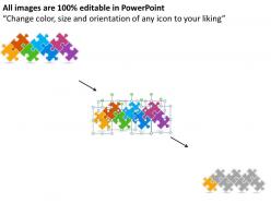 99234912 style circular zig-zag 7 piece powerpoint presentation diagram infographic slide