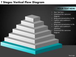 2613 business ppt diagram 7 stages vertical flow diagram powerpoint template