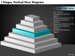 2613 business ppt diagram 7 stages vertical flow diagram powerpoint template