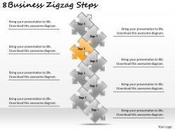 2613 business ppt diagram 8 business zigzag steps powerpoint template