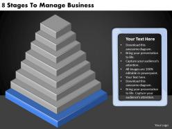 2613 business ppt diagram 8 stages to manage business powerpoint template