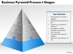 2613 business ppt diagram business pyramid process 4 stages powerpoint template