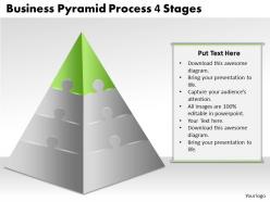 2613 business ppt diagram business pyramid process 4 stages powerpoint template