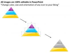2613 business ppt diagram pyramid process defining 3 steps powerpoint template