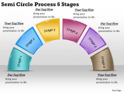 2613 business ppt diagram semi circle process 6 stages powerpoint template