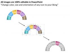 13560221 style circular semi 6 piece powerpoint presentation diagram infographic slide