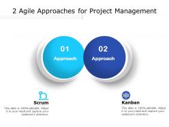 2 agile approaches for project management