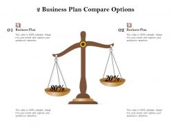 2 business plan compare options