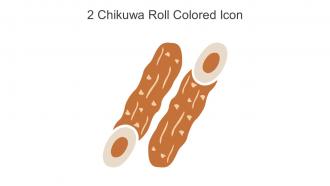 2 Chikuwa Roll Colored Icon In Powerpoint Pptx Png And Editable Eps Format