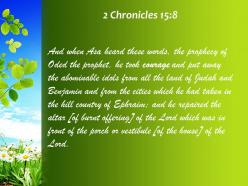 2 chronicles 15 8 the towns he had captured powerpoint church sermon