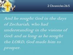2 chronicles 26 5 the lord god gave him success powerpoint church sermon