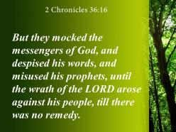 2 chronicles 36 16 people and there was no remedy powerpoint church sermon