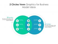 2 circles venn graphics for business model ideas infographic template