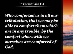 2 corinthians 1 4 the comfort we ourselves powerpoint church sermon
