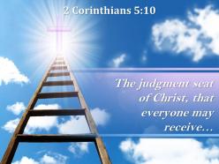 2 corinthians 5 10 the judgment seat of christ powerpoint church sermon