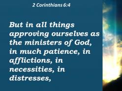 2 corinthians 6 4 god we commend ourselves powerpoint church sermon