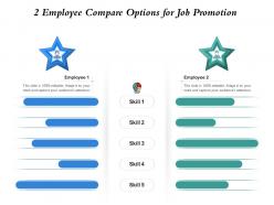 2 employee compare options for job promotion