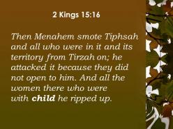 2 kings 15 16 they refused to open their gates powerpoint church sermon