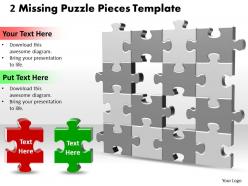 2 missing puzzle pieces template