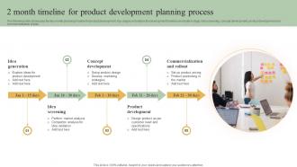 2 Month Timeline For Product Development Planning Process
