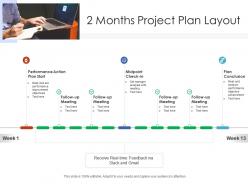 2 months project plan layout
