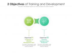 2 Objectives Of Training And Development