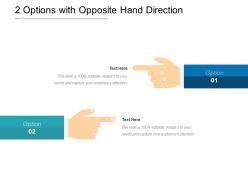 2 options with opposite hand direction