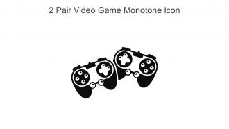 2 Pair Video Game Monotone Icon In Powerpoint Pptx Png And Editable Eps Format