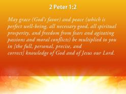 2 peter 1 2 god and of jesus our lord powerpoint church sermon