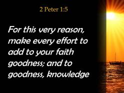 2 peter 1 5 make every effort to add powerpoint church sermon