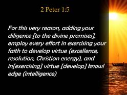 2 peter 1 5 make every effort to add powerpoint church sermon