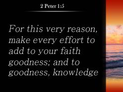 2 peter 1 5 this very reason make powerpoint church sermon